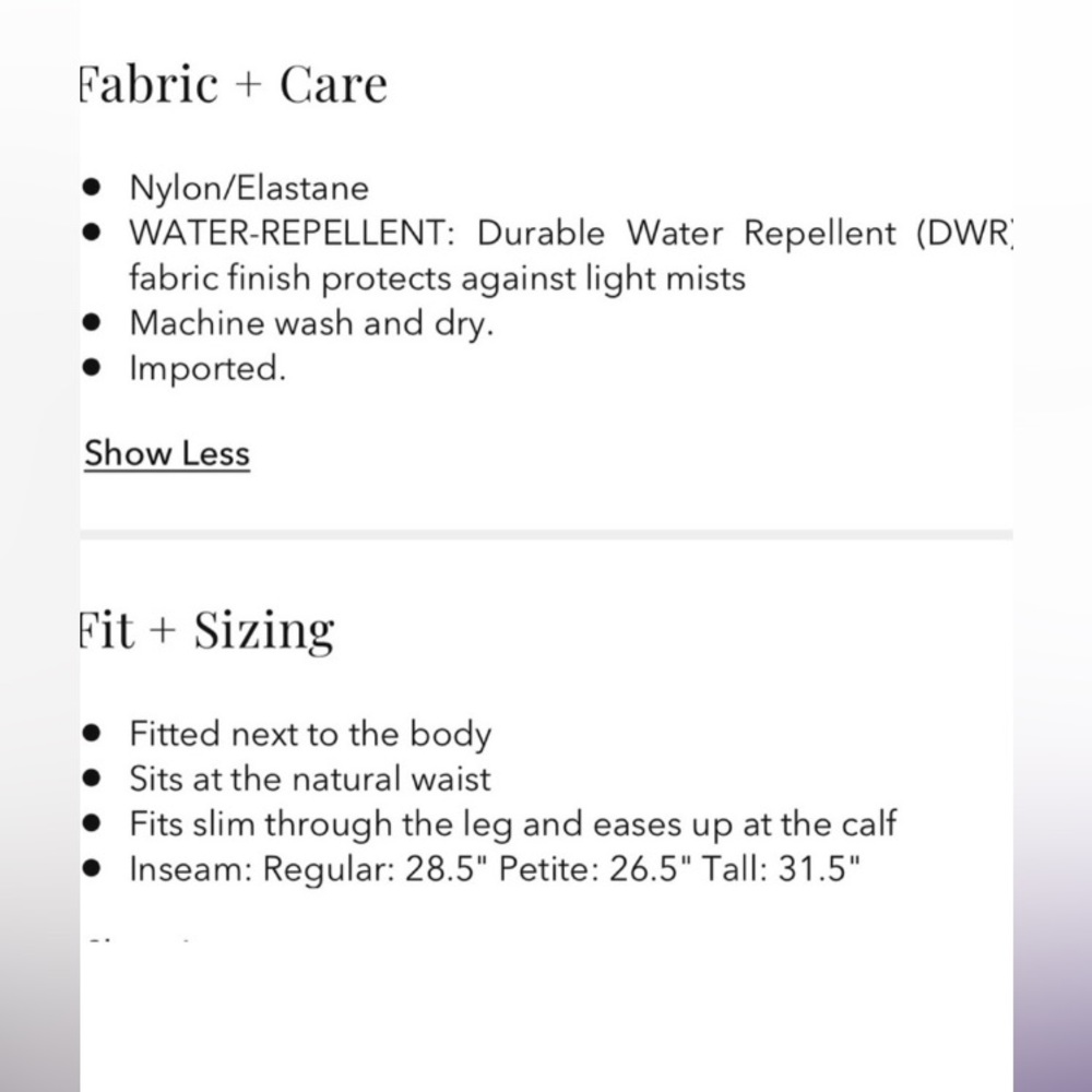 ATHLETA GLACIER SNOW SKINNY PANT - Picture 9 of 11